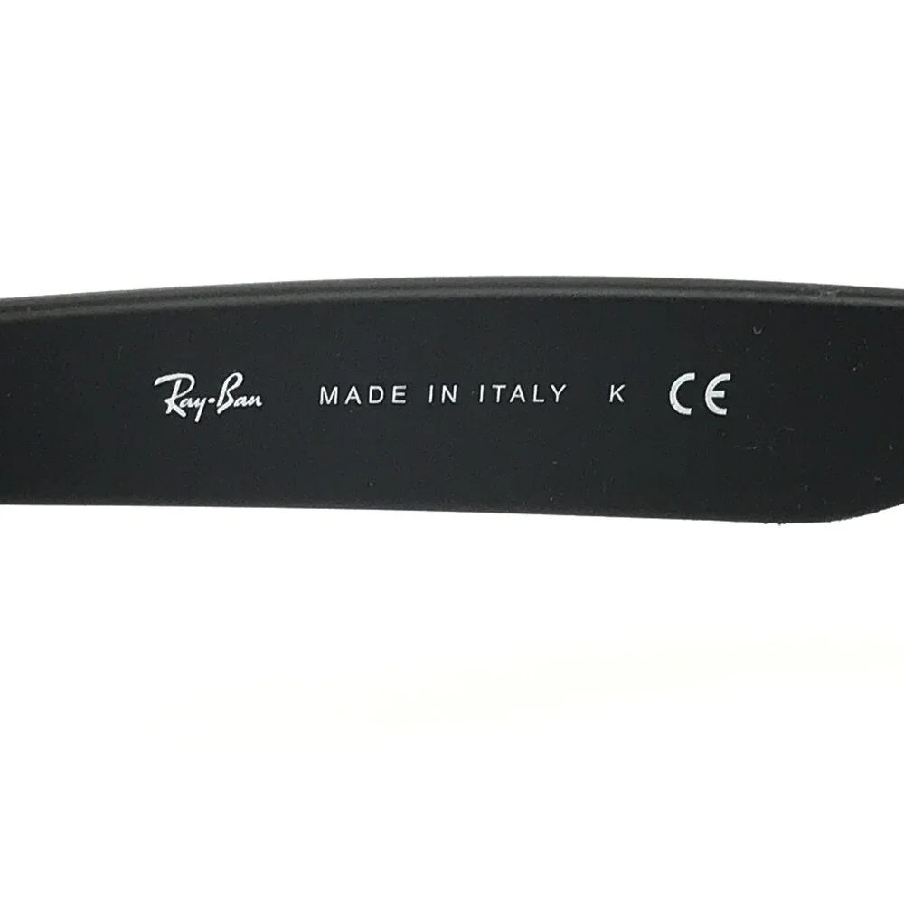Ray-Ban Sunglasses RB2132 NEW WAYFARER 622/30 Matte Black w/ Silver Flash 55 mm